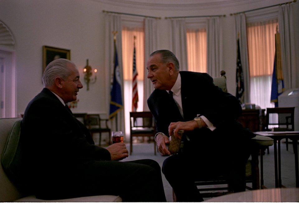 President Lyndon B. Johnson and Prime Minister Harold Holt