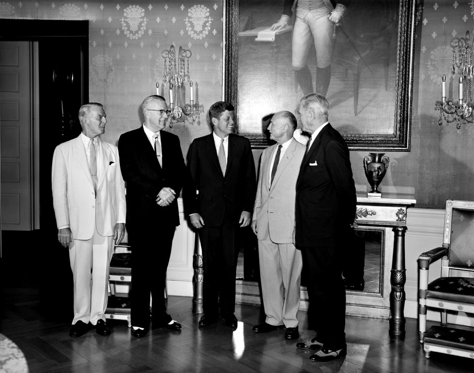 President John F. Kennedy at Congressional Coffee Hour
