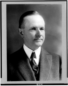 President Calvin Coolidge, head-and-shoulders portrait, facing right LCCN91784345