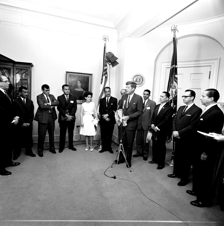 President John F. Kennedy Meets with Alliance for Progress Representatives from Latin America 02