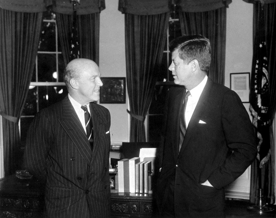 President John F. Kennedy Meets with Ambassador of Great Britain, Sir Harold Caccia