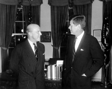 President John F. Kennedy Meets with Ambassador of Great Britain, Sir Harold Caccia