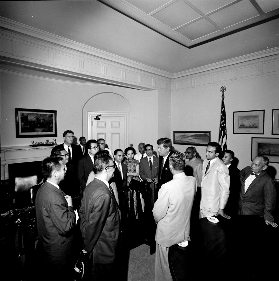 President John F. Kennedy Meets with Asian Newspaper Executives (2)