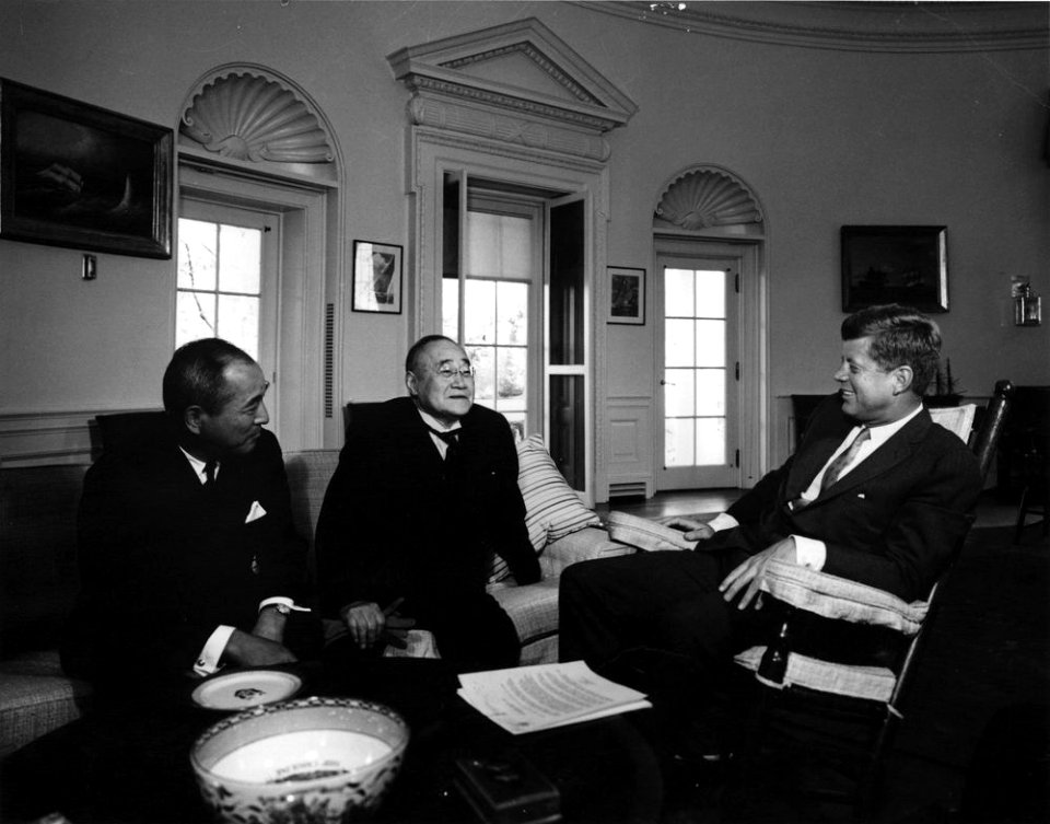 President John F. Kennedy Meets with Former Prime Minister Shigeru Yoshida of Japan