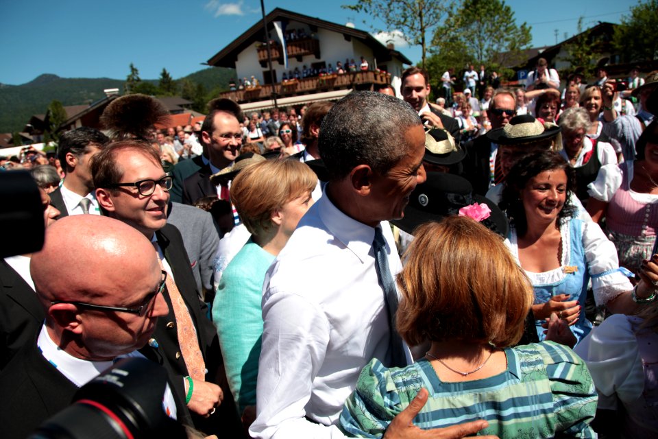 President Obama visits Krün in Bavaria IMG 1267 (18661251942)