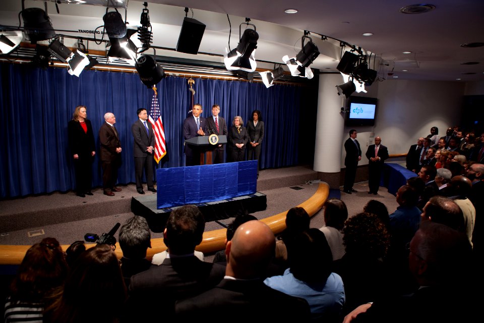 President Obama addresses CFPB employees (7164005875)
