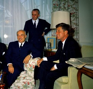 President John F. Kennedy Meets with Prime Minister of Italy, Amintore Fanfani (03)