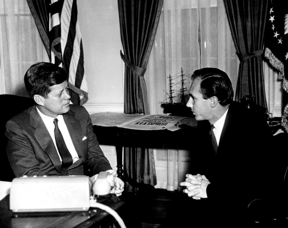 President John F. Kennedy Meets with The Aga Khan IV, Prince Karim al-Husseini (01)