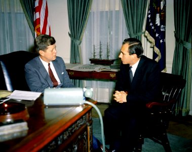 President John F. Kennedy Meets with The Aga Khan IV, Prince Karim al-Husseini (05)