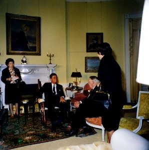 President John F. Kennedy Meets with Vice Chancellor Ludwig Erhard of West Germany (05)