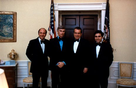 President Richard Nixon and Apollo 17 Astronauts photo