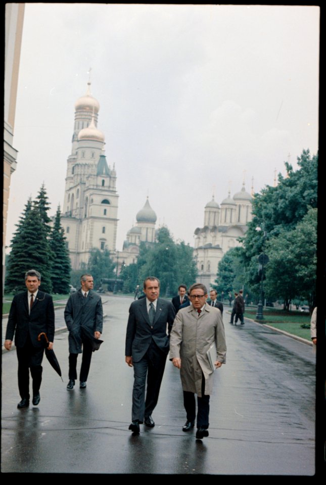 President Richard Nixon and Dr. Henry Kissinger in Moscow