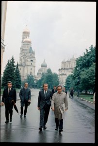 President Richard Nixon and Dr. Henry Kissinger in Moscow photo