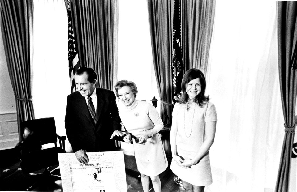 President Richard Nixon Receives a Birthday Card from Terry Decker that is Signed by his White House Staff
