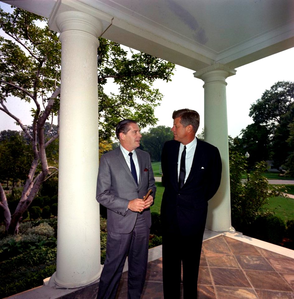 President John F. Kennedy with Entertainer, Milton Berle