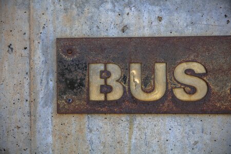 Bus street gray bus