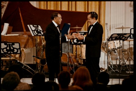 President Richard Nixon Presenting Duke Ellington with the Presidential Medal of Freedom