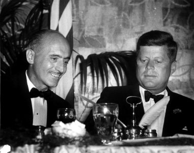 President John F. Kennedy at White House Correspondents and News Photographers Dinner