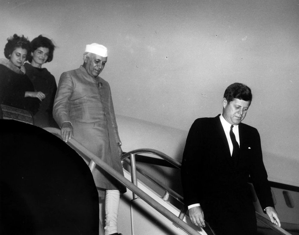 President John F. Kennedy Attends Arrival Ceremonies for Jawaharlal Nehru, Prime Minister of India