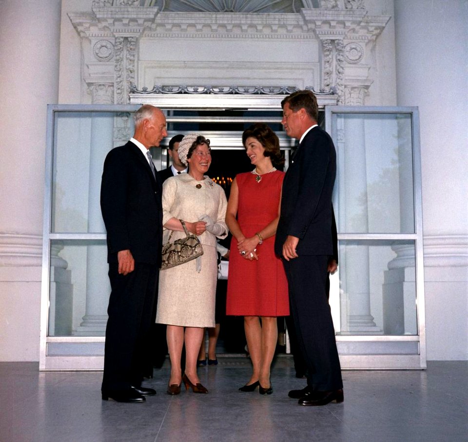 President John F. Kennedy Attends Luncheon for Prime Minister of Norway, Einar Gerhardsen (04)