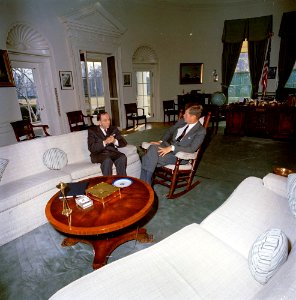 President John F. Kennedy with U.S. Ambassador to the Soviet Union, Foy Kohler