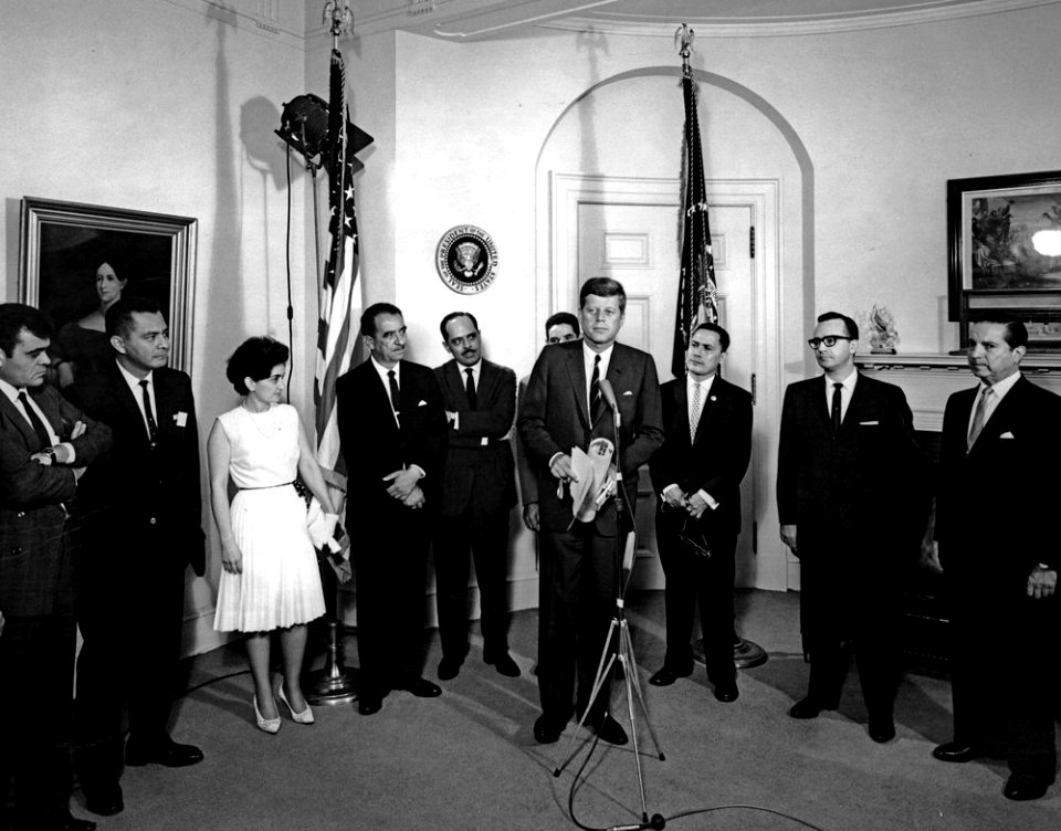 President John F. Kennedy Meets with Alliance for Progress Representatives from Latin America 04