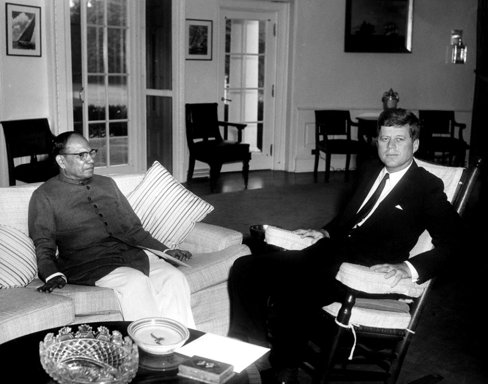 President John F. Kennedy Meets with Ambassador of Ceylon William Gopallawa