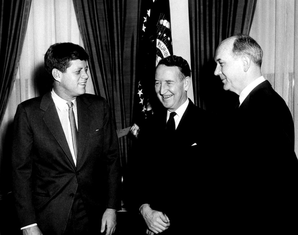 President John F. Kennedy Meets with Ambassador to the Soviet Union Llewellyn Thompson