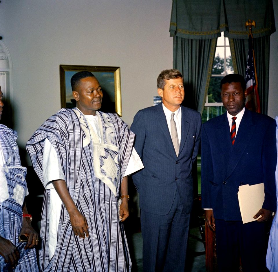 President John F. Kennedy Meets with Jean-Marie Koné, Minister of State of Mali (03)