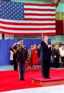 President Ronald Reagan and Nancy Reagan Arrival Ceremony in Ottawa, Canada