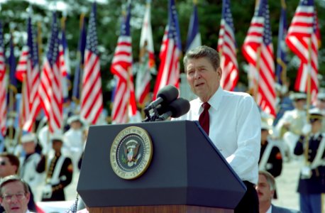 President Ronald Reagan remarks on Economic Bill of Rights