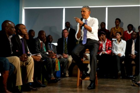 President Obama visits Nairobi Kenya July 2015 (20848405843) photo