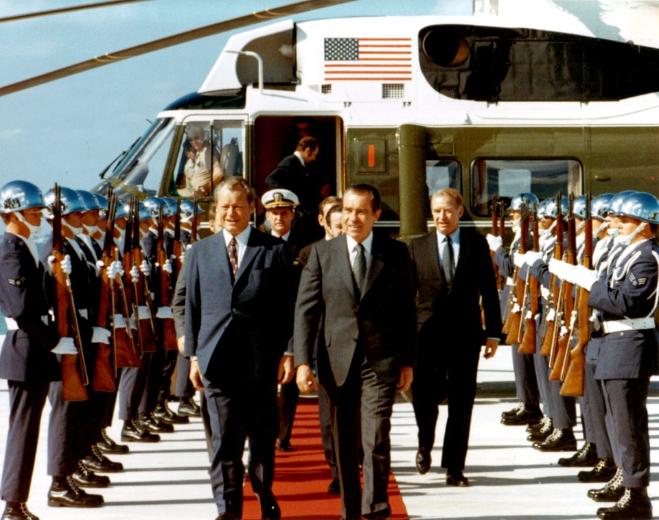 President Richard Nixon and Chancellor Willy Brandt