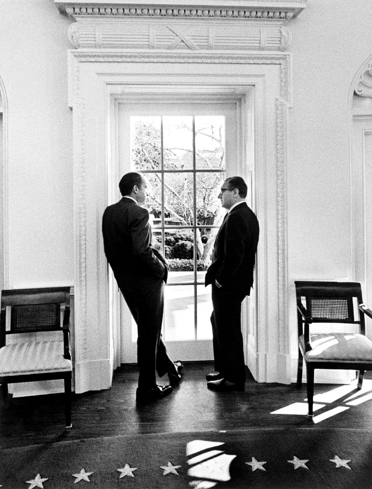 President Richard Nixon and Henry Kissinger