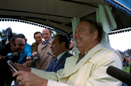 President Richard Nixon and Jackie Gleason