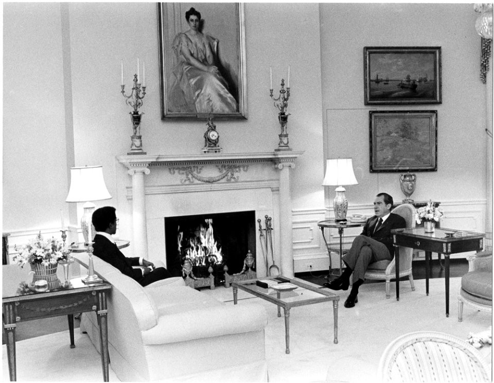 President Richard Nixon and Sammy Davis Jr