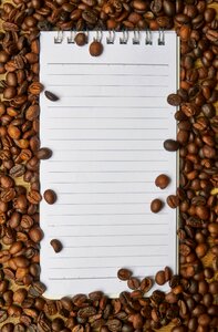 The work espresso coffee bean photo
