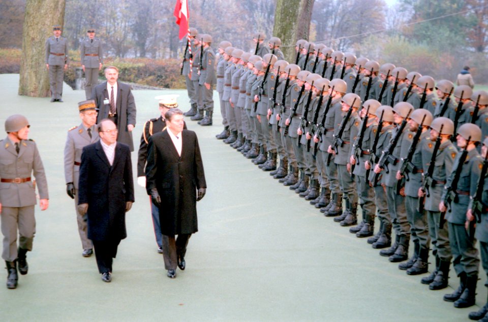 President Ronald Reagan and President Kurt Furgler