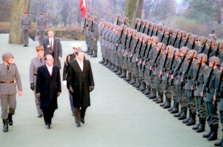 President Ronald Reagan and President Kurt Furgler
