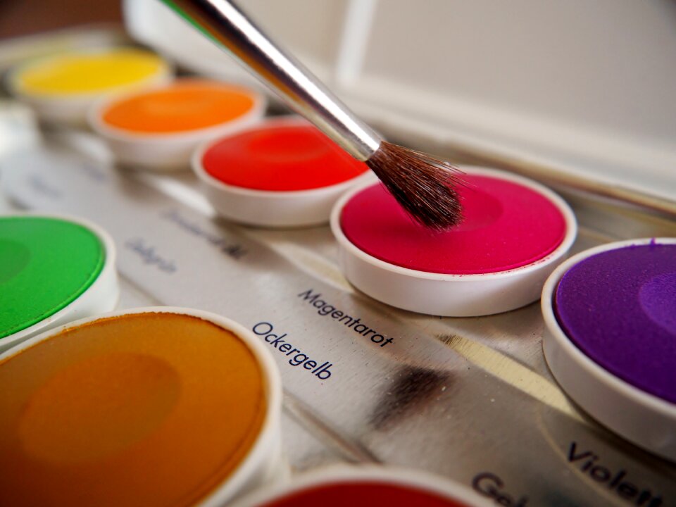 Color paint painting