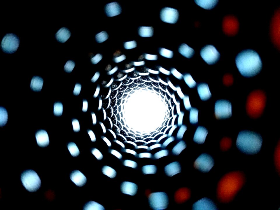 Illusion light road