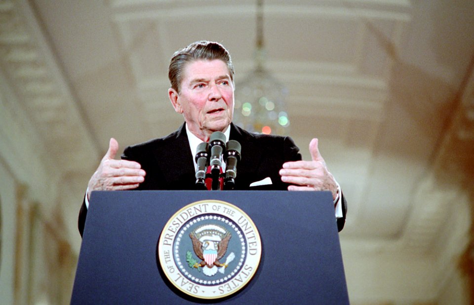 President Ronald Reagan'S 23rd Press Conference in The East Room
