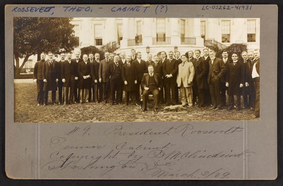 President Roosevelt, Tennis Cabinet LCCN2009634003