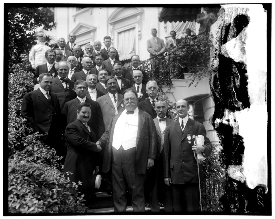 President Taft with members of Notification Committee LOC hec.13370