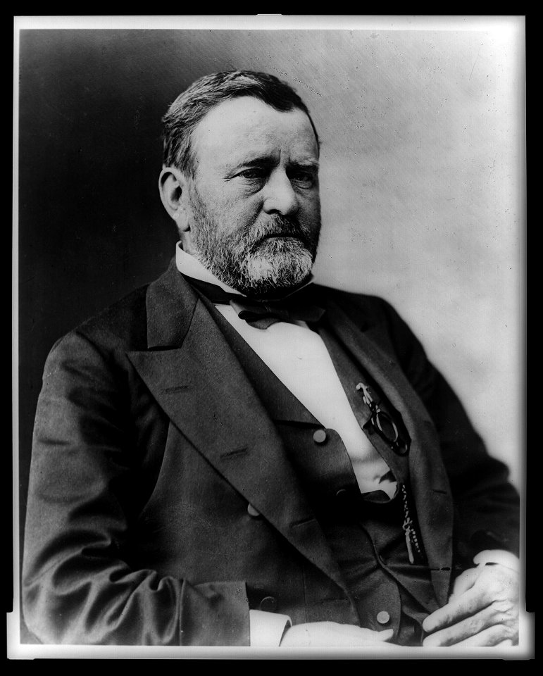 President Ulysses S. Grant, half-length portrait, seated, facing right LCCN96522531
