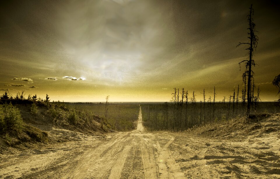 Cloud horizon landscape