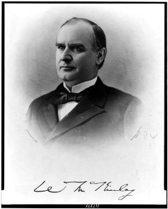 President William McKinley, head-and-shoulders print, facing left) - Columbia Eng. Co., Boston LCCN97511116