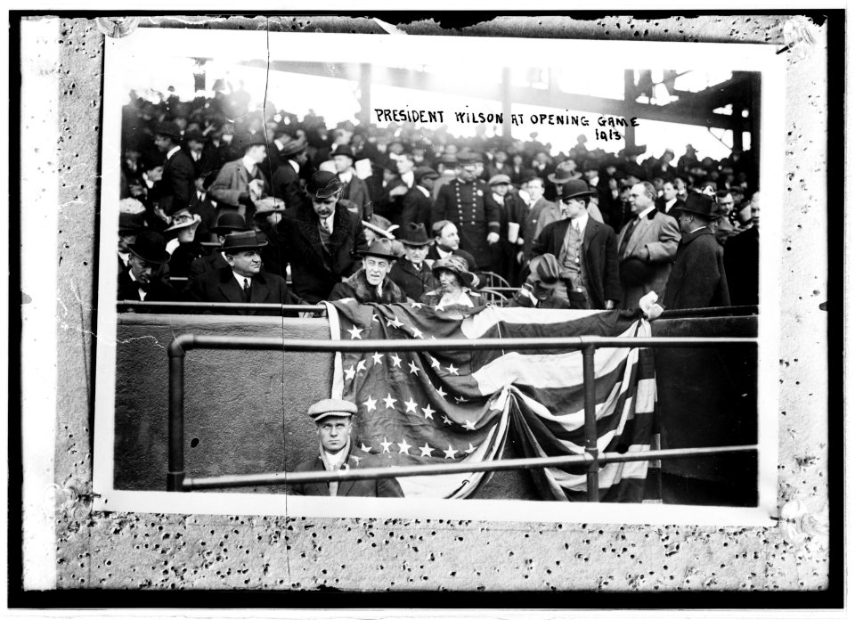 President Wilson at Opening Game, 1913 LCCN2016844665