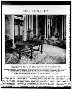President's room in the Capitol at Washington LCCN91732276