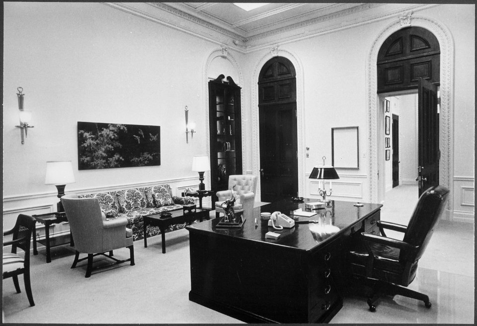 President's office in the executive Office Building - NARA - 194633
